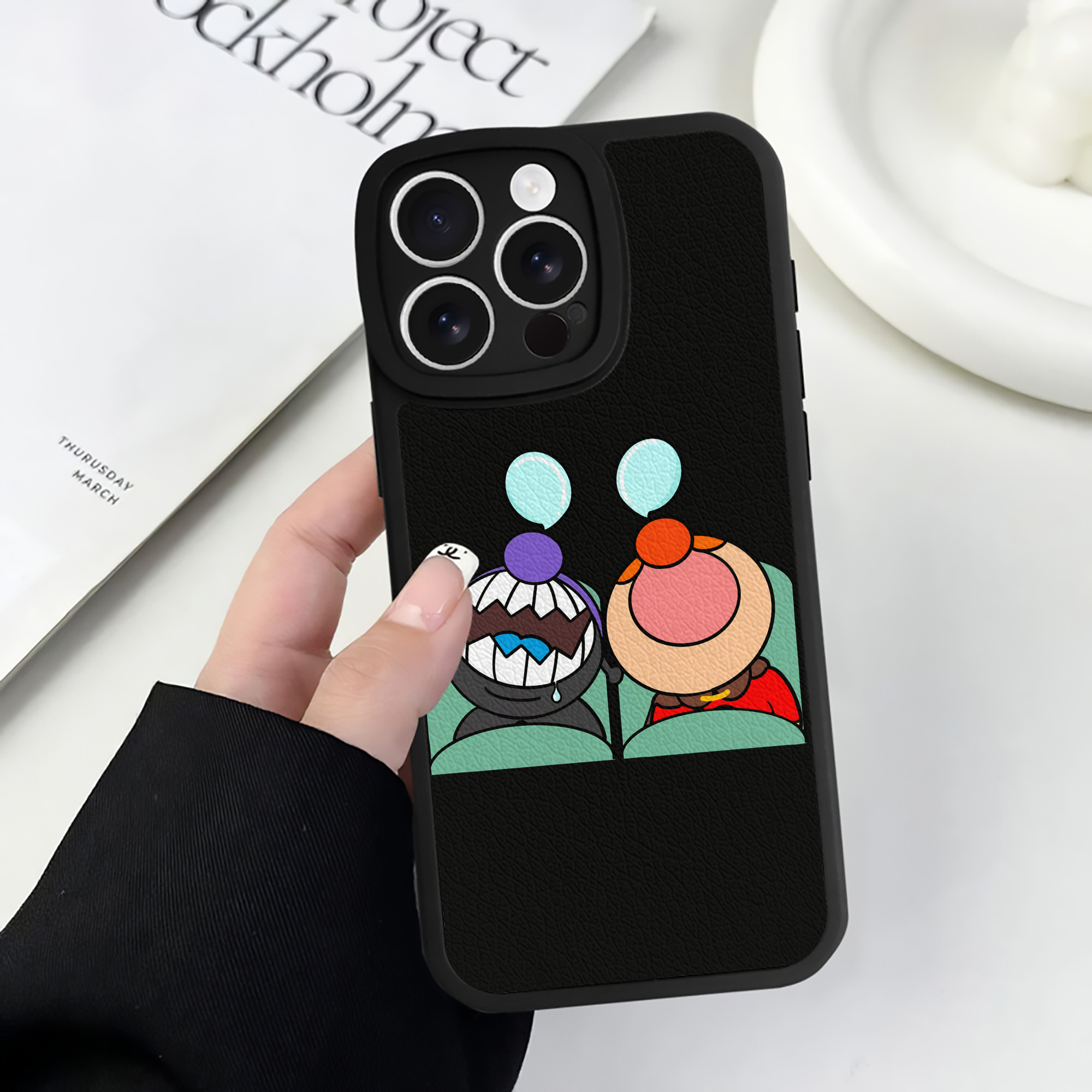 （画像用） アンパンマン Anpanman 【iPhone 16シリーズ対応】シリコンスマホケース（レザー調） 材質：シリコン